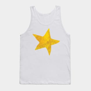 Watercolor Gold Star Tank Top